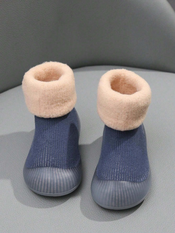 Winter Blue Sock Shoes - For Babies & Young Children Teeny Pandas