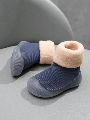 Winter Blue Sock Shoes - For Babies & Young Children Teeny Pandas