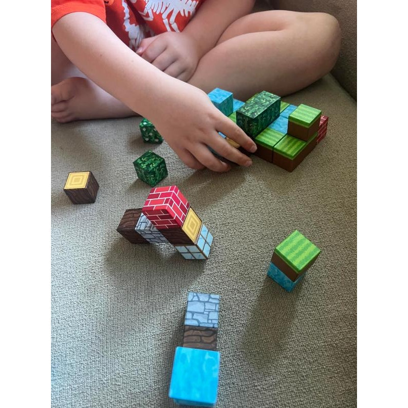 Magnetic Building Blocks Set Teeny Pandas