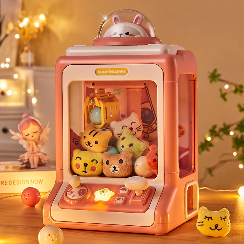 Mini Animal Claw Machine for Kids - Interactive Game with Lights & Music! Teeny Pandas