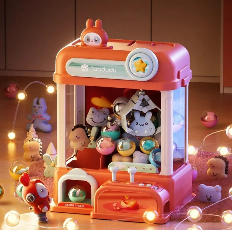 Mini Easter Claw Machine for Kids – Lights, Music, and 20 Prizes Teeny Pandas