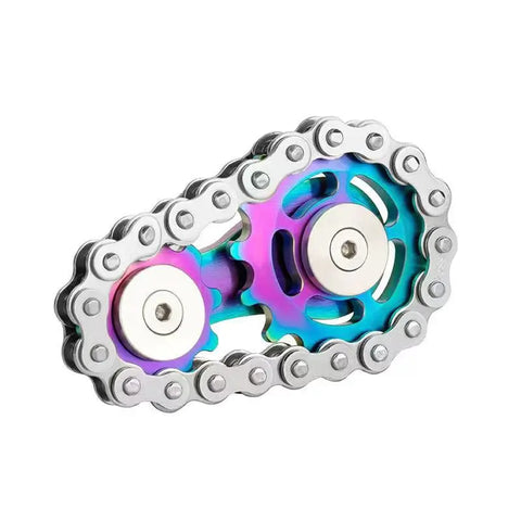 Sprockets Chain Fidget Spinner for Stress Relief and Focus Teeny Pandas