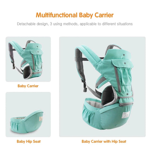 Ergonomic Baby Carrier Backpack – Safe, Hands-Free Comfort Teeny Pandas