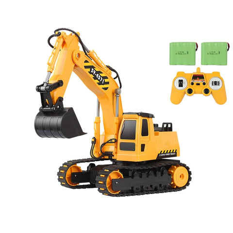 Remote Control Excavator Truck – Realistic RC Construction Vehicle Toy Teeny Pandas