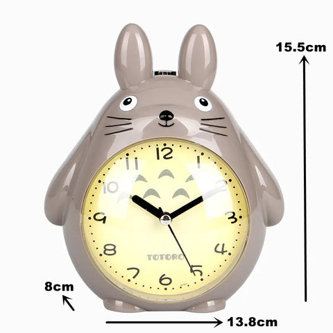 Cartoon Cat Alarm Clock - Lovely Pendulum Desk Clock for Kids and Students