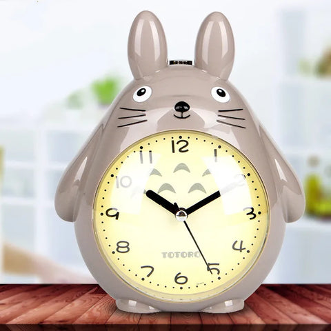 Cartoon Cat Alarm Clock - Lovely Pendulum Desk Clock for Kids and Students