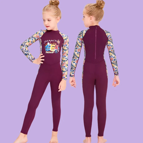 Kids Full Body UV Protection Swimsuit