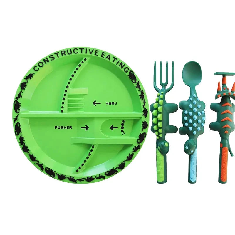 Kids Dining Tool Set | Safe, Durable, and Easy to Use Teeny Pandas