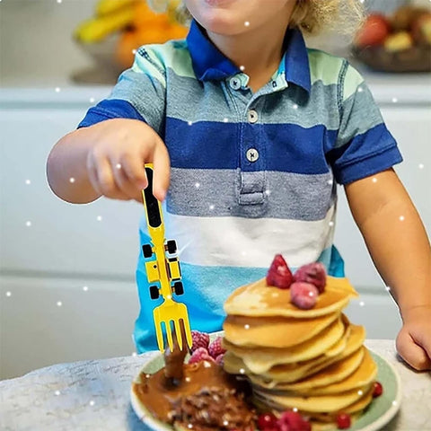 Kids Dining Tool Set | Safe, Durable, and Easy to Use Teeny Pandas