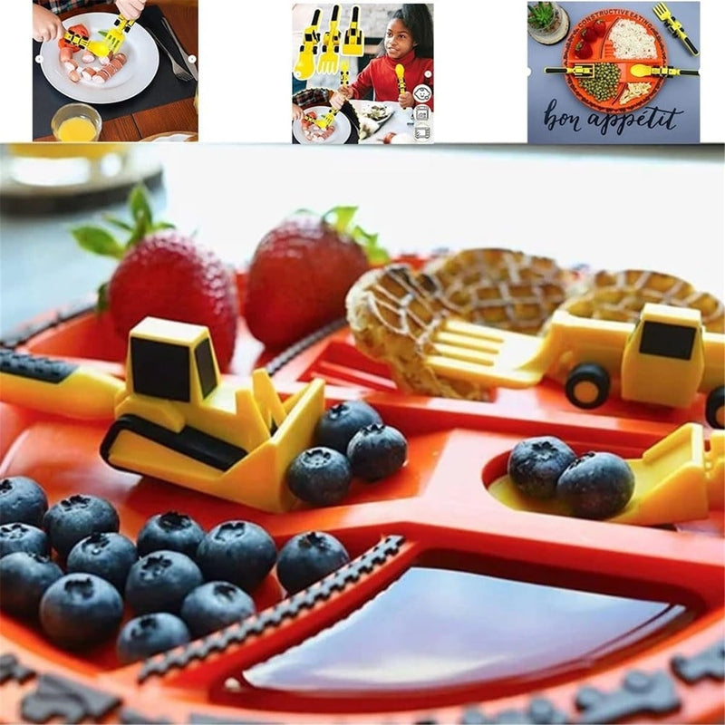 Kids Dining Tool Set | Safe, Durable, and Easy to Use Teeny Pandas