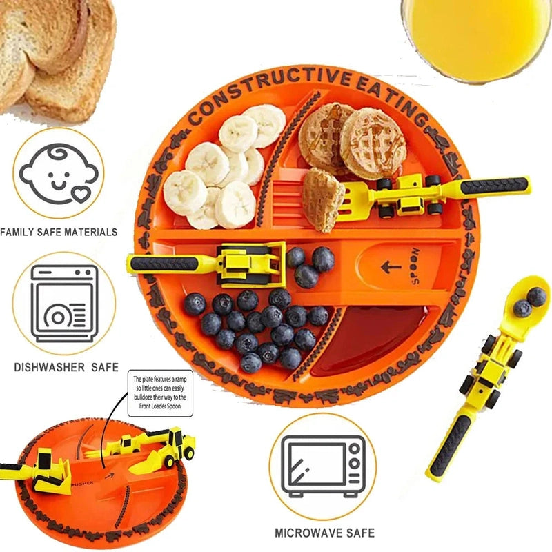 Kids Dining Tool Set | Safe, Durable, and Easy to Use Teeny Pandas