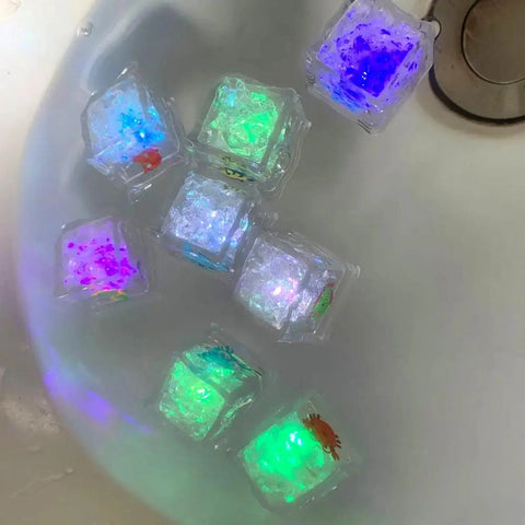 LED Light-Up Ice Cube Bath Toys | Fun & Interactive for Kids Teeny Pandas