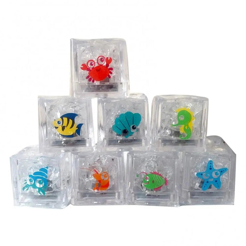 LED Light-Up Ice Cube Bath Toys | Fun & Interactive for Kids Teeny Pandas