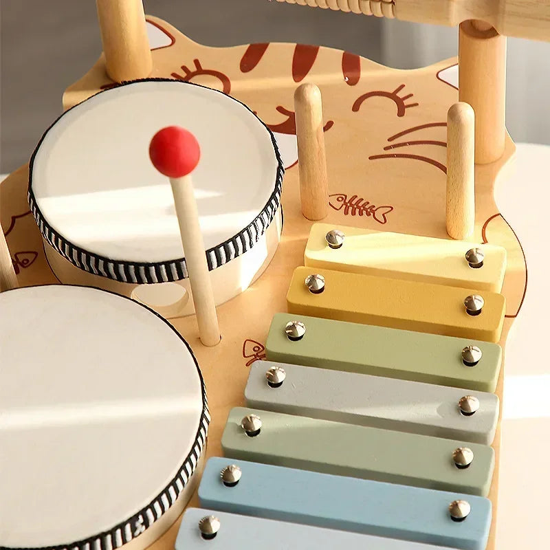 Montessori 7 in 1 Creative Music Set Teeny Pandas