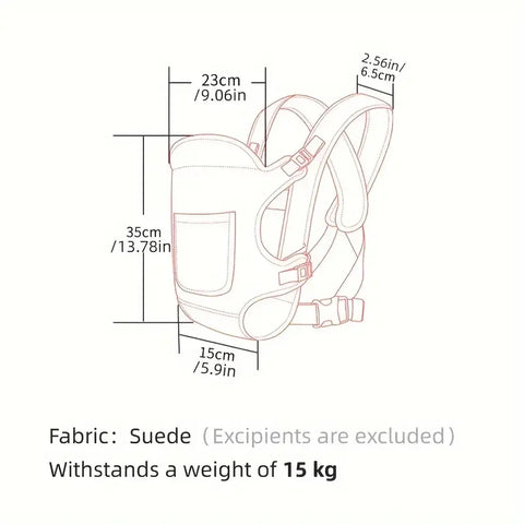 Front and Back Facing Ergonomic Baby Carrier