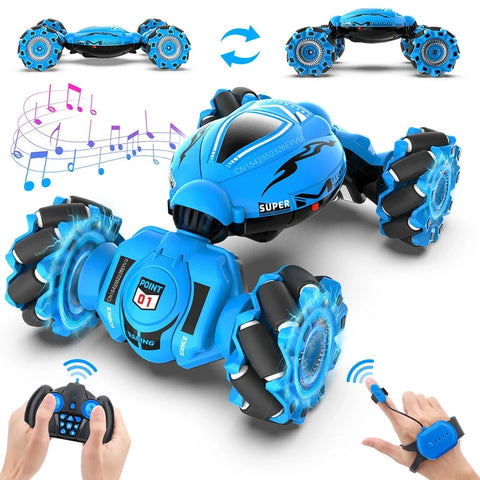 Drift RC Car for Kids – Gesture Sensor RC Stunt Car with Music & Light!