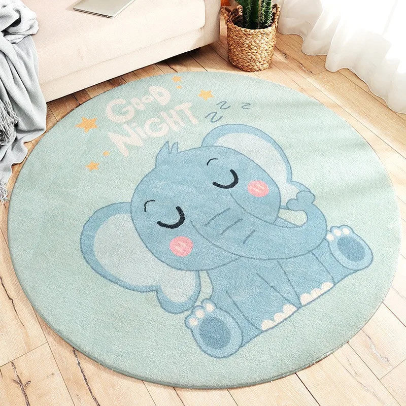 Soft Round Play Rug - Soft and Safe to Play! Teeny Pandas