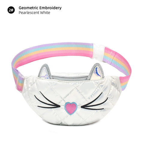 3D Embroidered Fanny Pack with Adjustable Strap