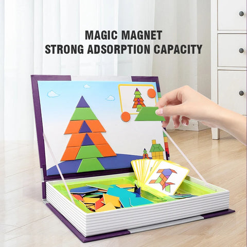 3D Magnetic Puzzle Book Set | Montessori Play