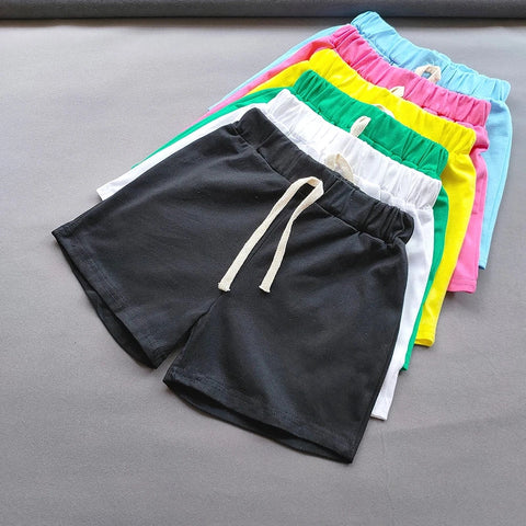 Summer Candy Color Kids Sports Shorts – Casual and Stylish Beachwear