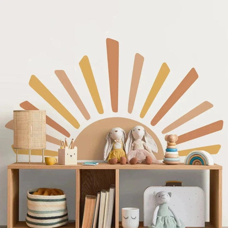 Boho Wall Decals – Brighten Kids' Spaces with Sunshine Teeny Pandas