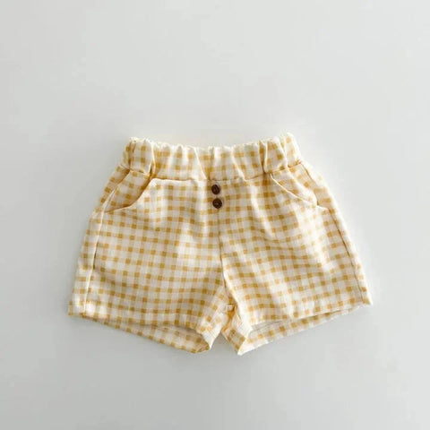 Summer Boys Casual Shorts – Comfortable Plaid Shorts for Toddlers and Kids