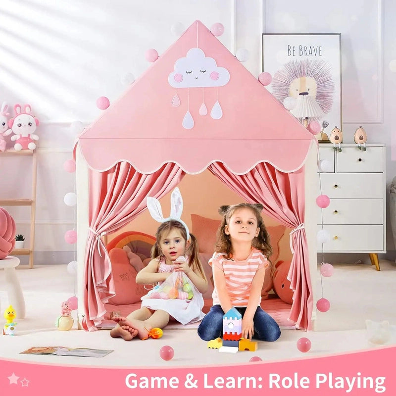 Imagination Playhouse Tent for Kids – Portable Foldable Fun Teeny Pandas