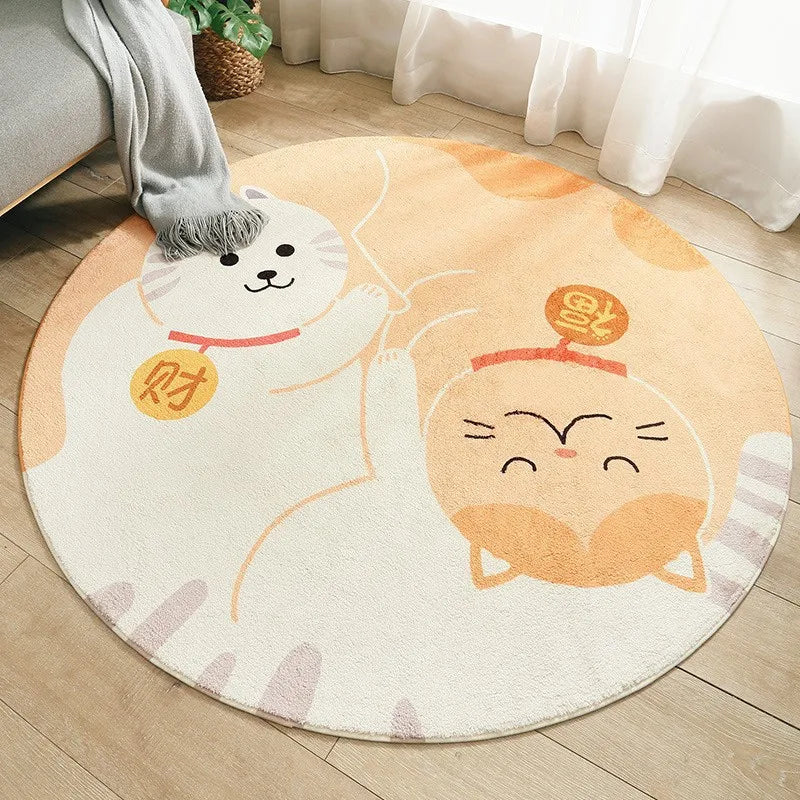 Soft Round Play Rug - Soft and Safe to Play! Teeny Pandas