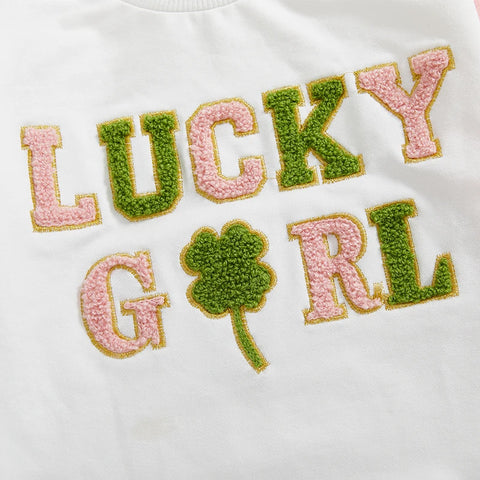 Toddler Boy & Girl Irish Shamrock Sweatshirt – Casual Pullover