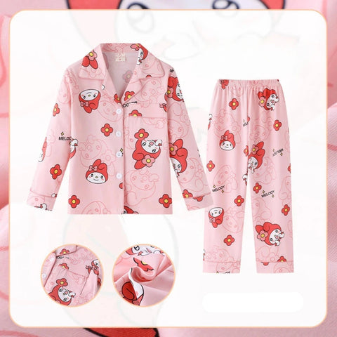 Cartoon Children Pajama Set – Adorable and Comfortable Sleepwear for Kids