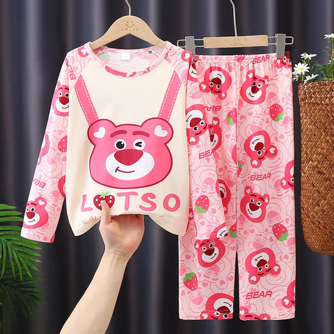 Cartoon Pajama Set – Cozy and Cute Sleepwear for Kids