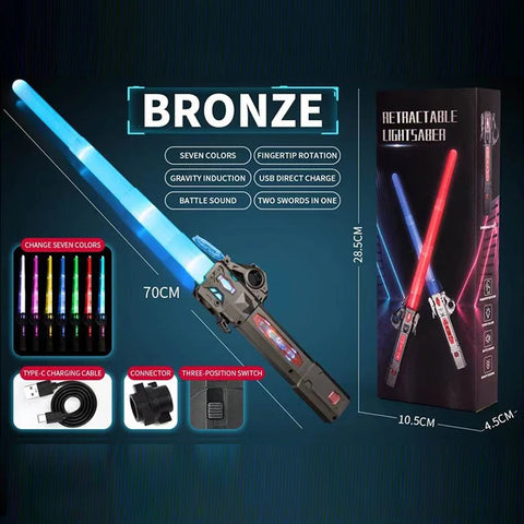 Spinning Lightsaber - Cosplay Battle Toy for Children Teeny Pandas