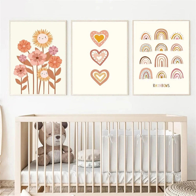 Aesthetic Canvas Prints - Perfect for Your Kid's Room Teeny Pandas