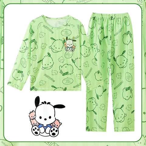 Comfortable Children's Pajama Set – Cute Cartoon Nightwear for Autumn and Winter