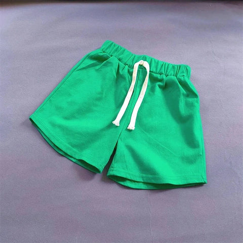 Summer Candy Color Kids Sports Shorts – Casual and Stylish Beachwear