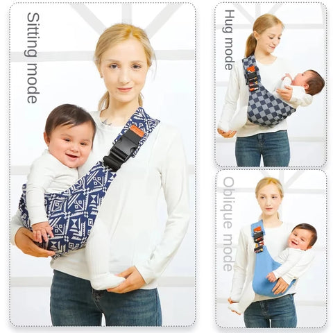 Adjustable Baby Carry Sling - For All-Day Comfort! Teeny Pandas