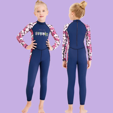 Kids Full Body UV Protection Swimsuit