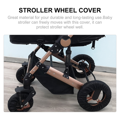 Baby Stroller Wheel Cover – Dustproof & Durable Oxford Cloth Protection