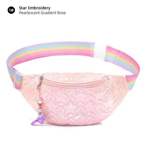 3D Embroidered Fanny Pack with Adjustable Strap