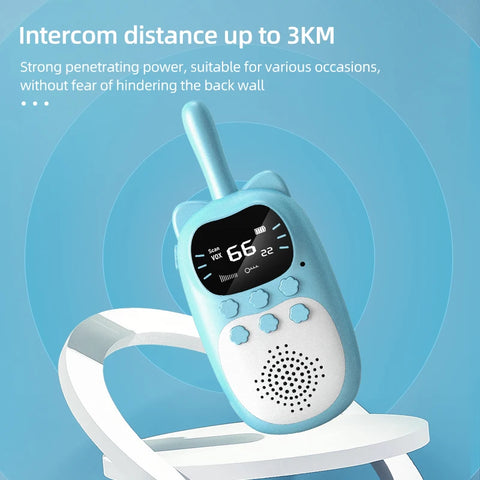 3KM Range Children's Walkie Talkie - Portable and Interactive!