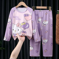 Hello Cat Children's Pajama Set – Cozy and Comfortable Sleepwear for Boys and Girls