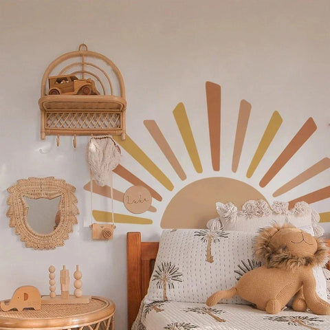 Boho Wall Decals – Brighten Kids' Spaces with Sunshine Teeny Pandas