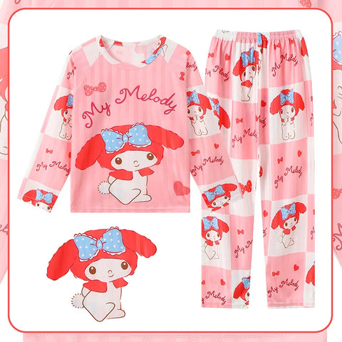 Comfortable Children's Pajama Set – Cute Cartoon Nightwear for Autumn and Winter