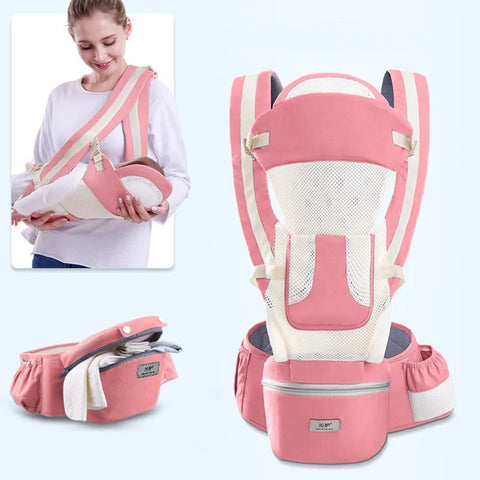 3 Carry Models Ergonomic Baby Carrier Backpack with Large Storage