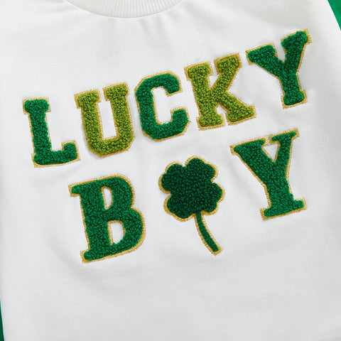 Toddler Boy & Girl Irish Shamrock Sweatshirt – Casual Pullover