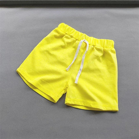 Summer Candy Color Kids Sports Shorts – Casual and Stylish Beachwear