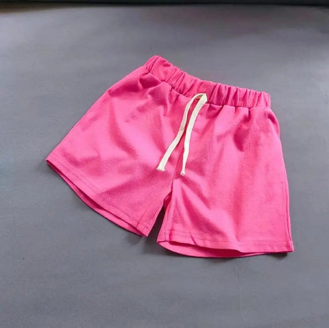 Summer Candy Color Kids Sports Shorts – Casual and Stylish Beachwear