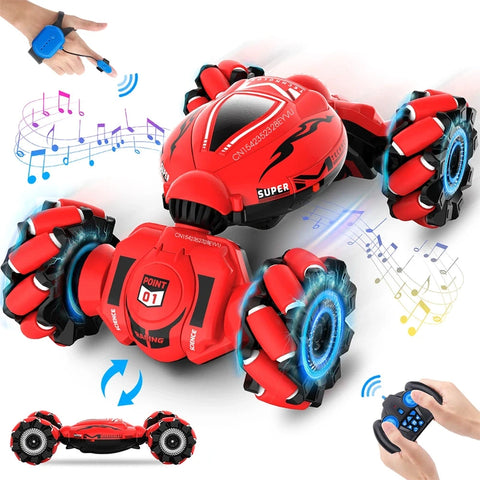 Drift RC Car for Kids – Gesture Sensor RC Stunt Car with Music & Light!