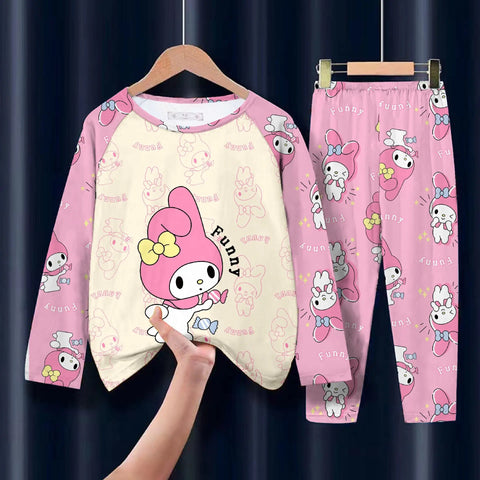 Kawaii Children Pajama Set – Cozy and Cute Autumn Sleepwear