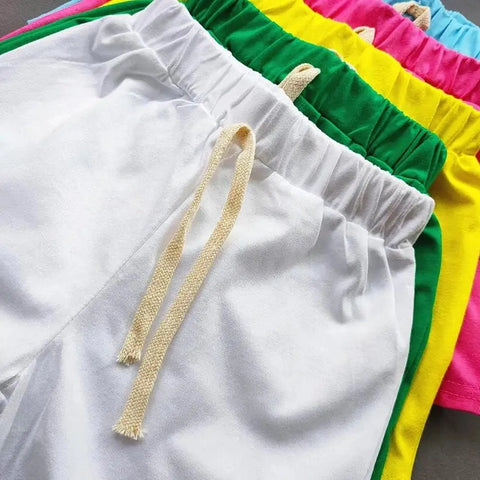 Summer Candy Color Kids Sports Shorts – Casual and Stylish Beachwear